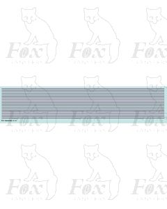Lining in maroon - Medium lines, 298mm x 0.75mm