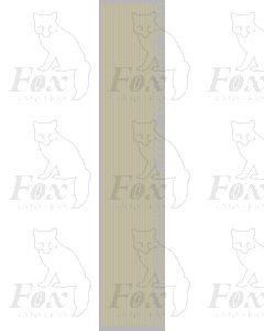 Lining in YELLOW - Fine lines, 298mm x 0.35mm with Corners