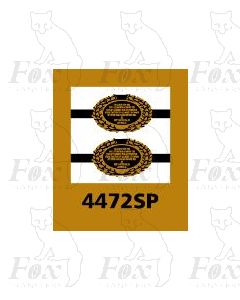 4472A 4472 FLYING SCOTSMAN (Commemorative plaques only)