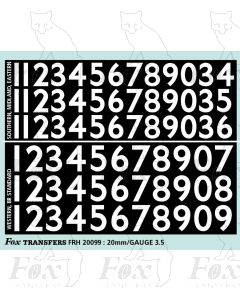 Smokebox Numbering