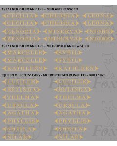Pullman Namesets