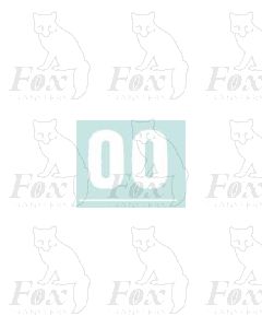 White (13.5mm high) - 1 pair number 0