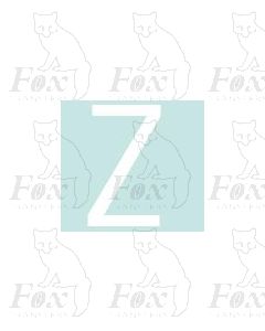 Alpha-Numerics. White 20mm high - 1 x letter Z