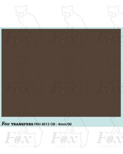 Blanking/Obliteration Patch in Western Chocolate