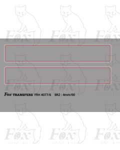 BR2 Tender Panels