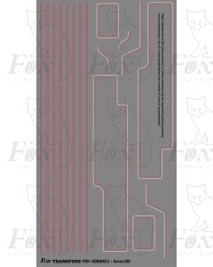 Standard Class 3MT 2-6-2 82XXX Tank Lining Set