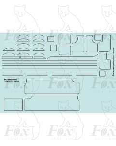 BR/WR Large Tender Locomotive Lining Set