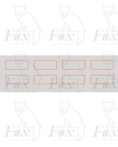 CABSIDE NUMBERPLATE LINING IN ORANGE or RED