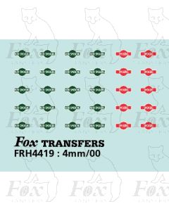 Southern Railway (ex-LSWR design) window decals