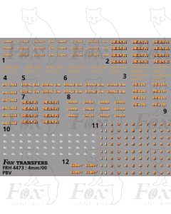 SECR The PBV sheet