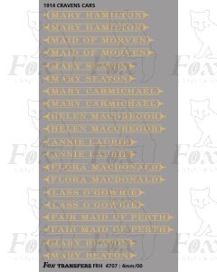 Pullman Namesets 