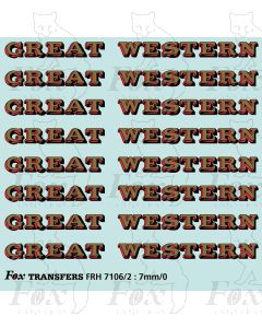 GREAT WESTERN LIVERY LOCOMOTIVE PACK