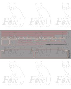 BR/WR Lining for Ex-GW 4-6-0 engine and Hawksworth Tender lining