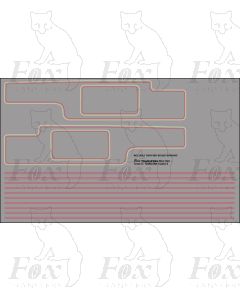 Fairburn Class 4 2-6-4 Tank Lining Set