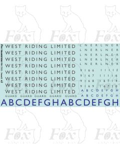 LNER West Riding Limited Coaching Stock Livery