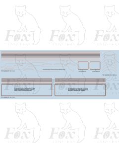 A3 Class Loco Lining Set