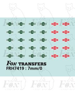 Southern Railway (ex-LSWR design) window decals