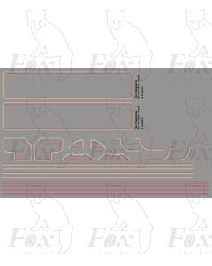 SR/BR Schools Class Tender Loco Mixed Traffic Lining Set