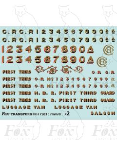 CR Caledonian Lettering & Numbering