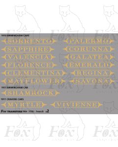 Pullman Namesets