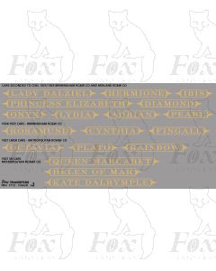 Pullman Namesets