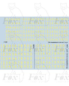 Steam Cabside Numbering with Power Classifications