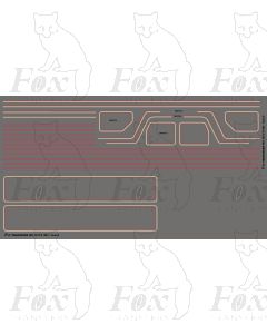 Standard Class 4MT 4-6-0 Tender Loco 75XXX BR2 Lining Set (mixed traffic)