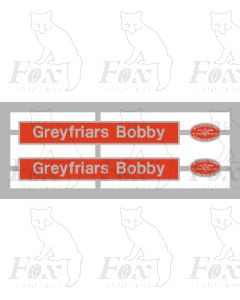 47711 Greyfriars Bobby (with oval plaques)