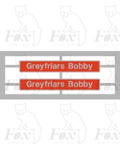 47711 Greyfriars Bobby (no plaques)