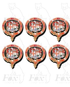 GWR Garter Crests 1903-1912 (DIGITALLY PRINTED) - 3 pairs