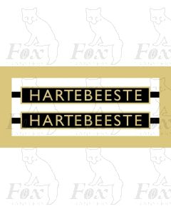 61009  HARTEBEESTE
