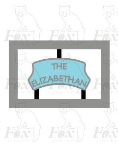 Headboard (plain) - THE ELIZABETHAN - light blue 
