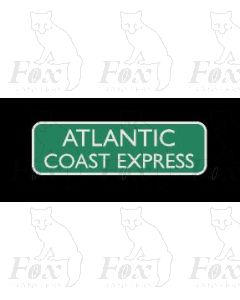 Headboard (plain) - ATLANTIC COAST EXPRESS - green or black 
