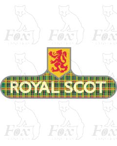 Headboard (ornate) - ROYAL SCOT - (straw lettering) 