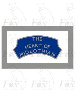 Headboard (plain) - THE HEART OF MIDLOTHIAN - dark blue