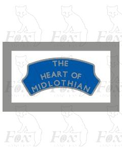 Headboard (plain) - THE HEART OF MIDLOTHIAN - mid blue