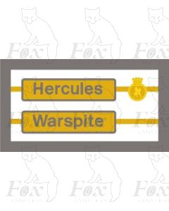 50007 Hercules - 50014 Warspite