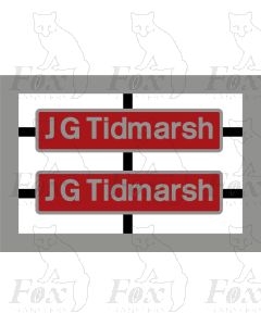 92039 J G Tidmarsh