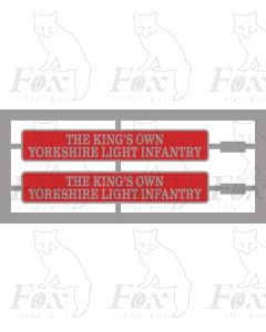 55002 THE KINGS OWN YORKSHIRE LIGHT INFANTRY