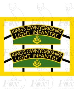 872 KINGS OWN YORKSHIRE LIGHT INFANTRY