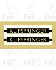 61007  KLIPSPRINGER