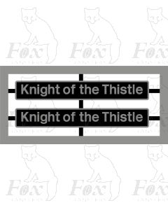 87014 Knight of the Thistle