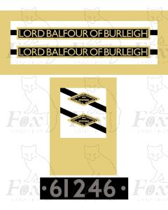 61246  LORD BALFOUR OF BURLEIGH