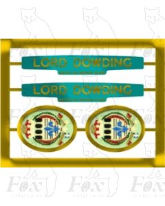 34052 LORD DOWDING (includes backing plates)