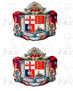 2 pairs METROPOLITAN Crests (DIGITAL CREST)