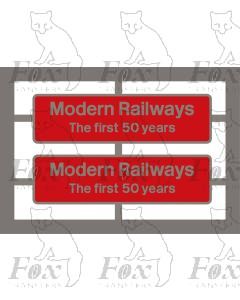 66745 Modern Railways The first 50 years