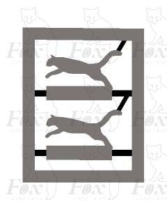 MPD Plaques - Crewe Res Diesel cat (left or right-facing cut out)