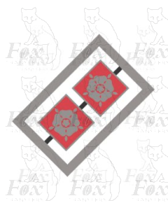 MPD Plaques - Tinsley rose 2 (standard design without bar) for 45106 and 47186 only