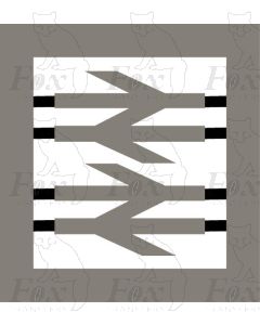 British Railways Railfreight Sector Liveries double arrow corporate motif - standard size