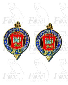 1 pair NORTH STAFFORDSHIRE Crests (DIGITAL CREST)